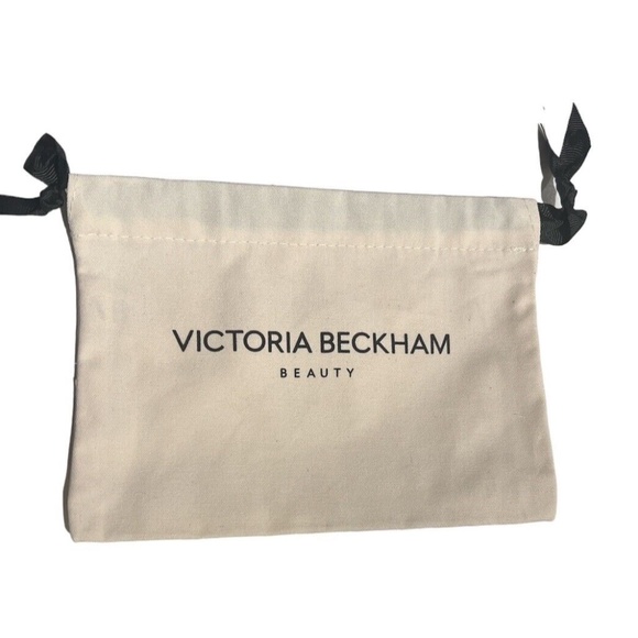 Victoria Beckham Beauty Canvas Make-Up Pouch - 21cm x 15cm - Picture 1 of 2